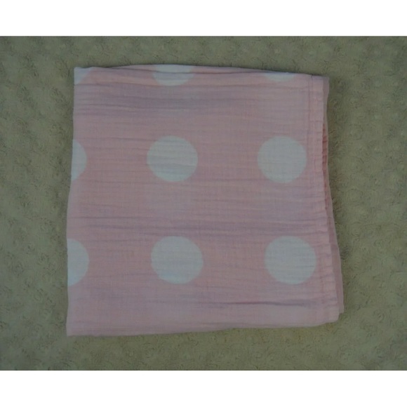 cloud island Bedding Cloud Island Big Polka Dots Baby Swaddle